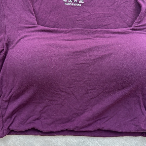 Klassy Network LONG SLEEVE SQUARE NECK BRAMI in Plum - Picture 7 of 9